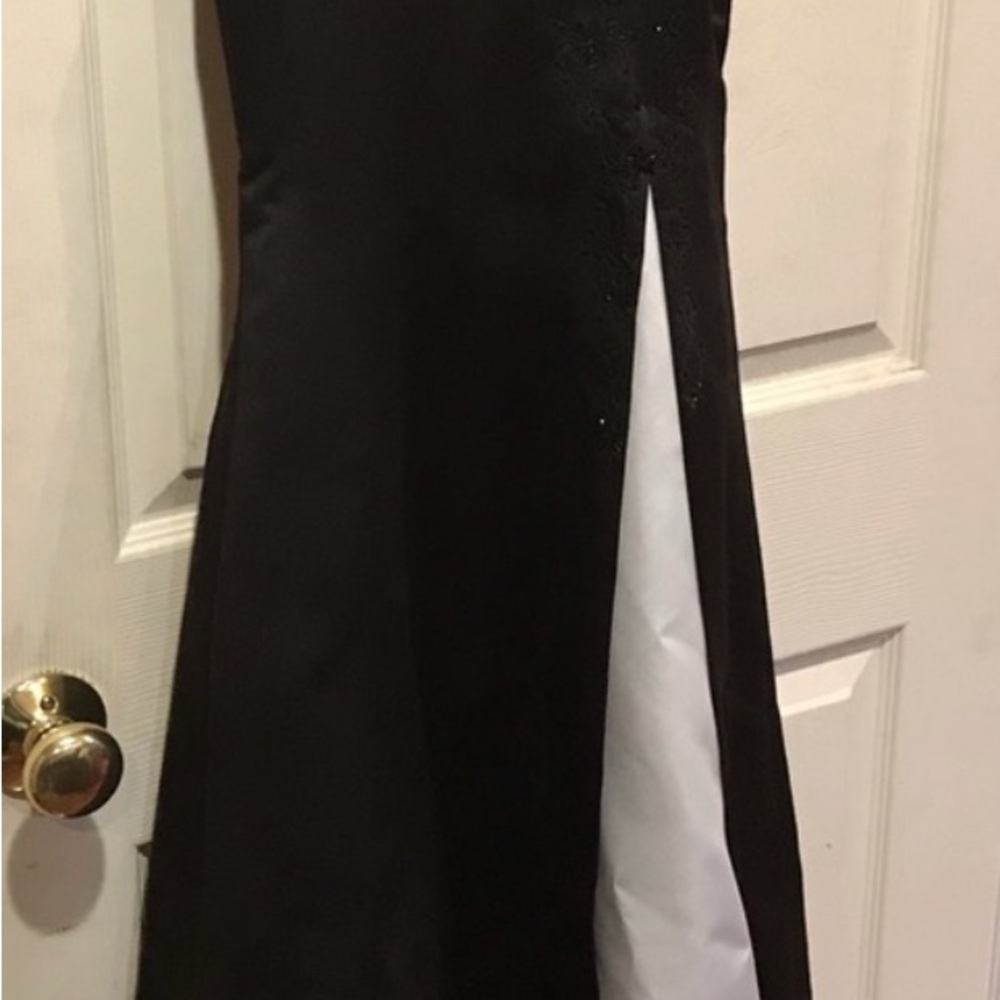 Girls Formal Michael Lang Black and White Fabric Size 10